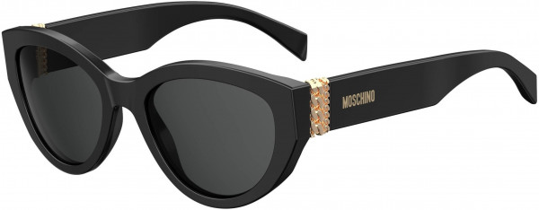 Moschino MOS 012/S Sunglasses, 0807 Black