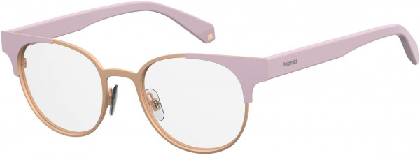 Polaroid Core PLD D 341 Eyeglasses, 0S45 Pink Gold