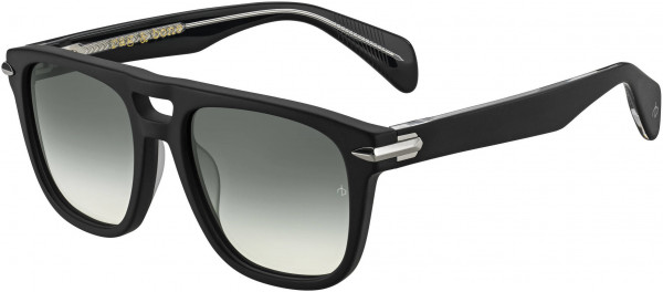 rag & bone RNB 5005/S Sunglasses, 0003 Matte Black
