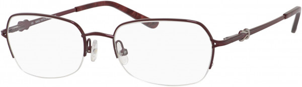 Saks Fifth Avenue SAKS 310T Eyeglasses, 0LHF Opal Burgundy