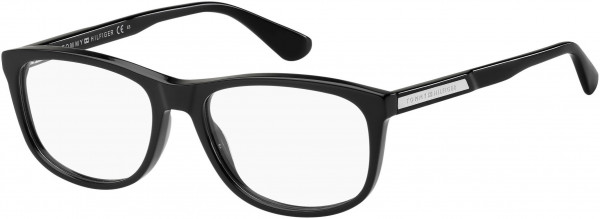 Tommy Hilfiger TH 1548 Eyeglasses, 0807 Black