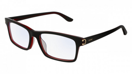 Cartier CT0005OA Eyeglasses, 004 - BLACK