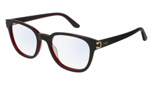 Cartier CT0006O Eyeglasses, 004 - BLACK
