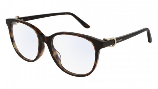 Cartier CT0007OA Eyeglasses, 002 - HAVANA