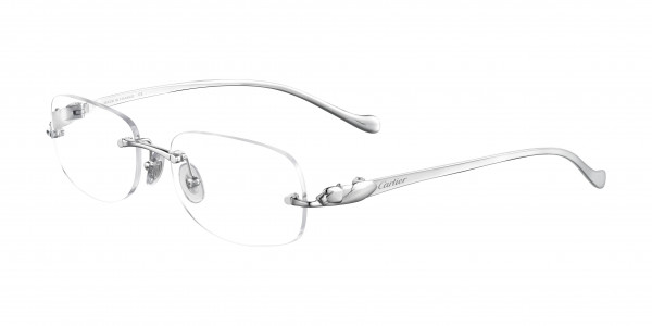 Cartier CT0058O Eyeglasses, 003 - SILVER