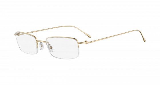 Cartier CT0071O Eyeglasses, 002 - GOLD with TRANSPARENT lenses