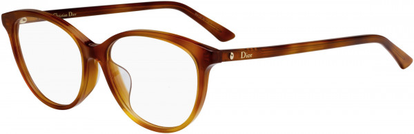 Christian Dior MONTAIGNE 54F Eyeglasses, 0SX7 Light Havana