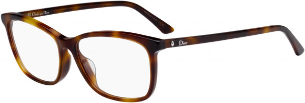 Christian Dior MONTAIGNE 55F Eyeglasses, 0086 Dark Havana