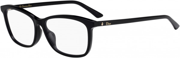 Christian Dior MONTAIGNE 55F Eyeglasses, 0807 Black