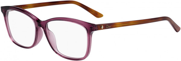 Christian Dior MONTAIGNE 55F Eyeglasses, 0YDC Burgundy Havana
