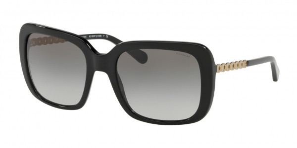 Coach HC8237 L1026 Sunglasses, 500211 BLACK