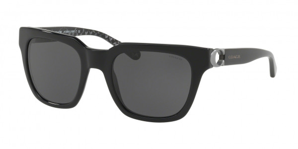 Coach HC8240F L1029 Sunglasses, 551087 BLACK (BLACK)