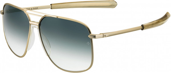rag & bone RNB 5009/S Sunglasses, 0AOZ Semi Matte Gold