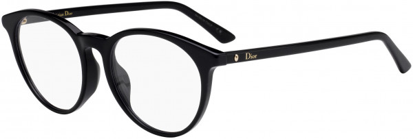 Christian Dior MONTAIGNE 53F Eyeglasses, 0807 Black