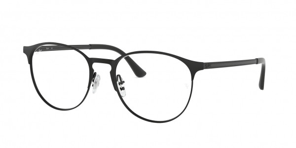 Ray-Ban Optical RX6375F Eyeglasses, 2944 BLACK ON MATTE BLACK (BLACK)