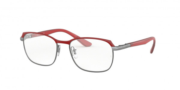 Ray-Ban Optical RX6420 Eyeglasses, 2977 BORDEAUX ON GUNMETAL (BORDEAUX)