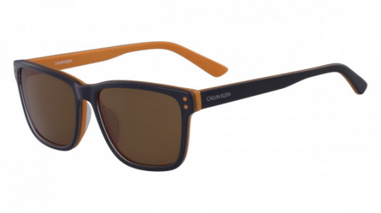 Calvin Klein CK18508S Sunglasses, (414) NAVY/ORANGE