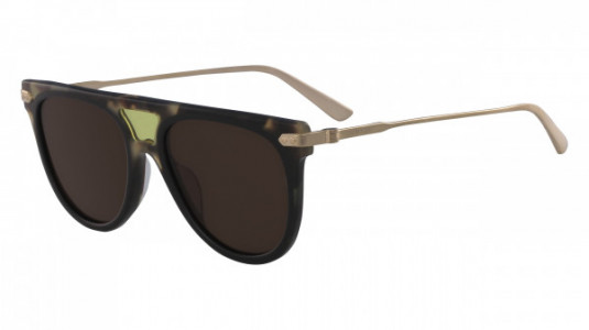 Calvin Klein CK18703S Sunglasses, (245) KHAKI TORTOISE/BLACK