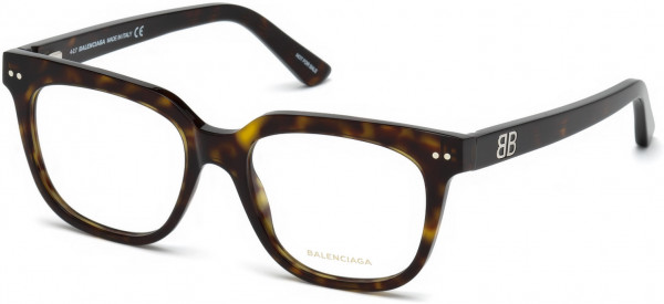 Balenciaga BA5089 Eyeglasses, 052 - Dark Havana