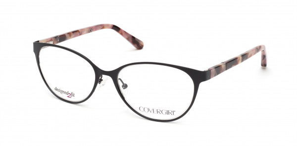 CoverGirl CG0465 Eyeglasses, 002 - Matte Black