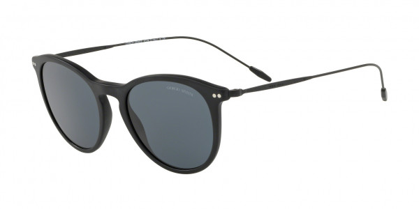 Giorgio Armani AR8108F Sunglasses, 504287 MATTE BLACK (BLACK)