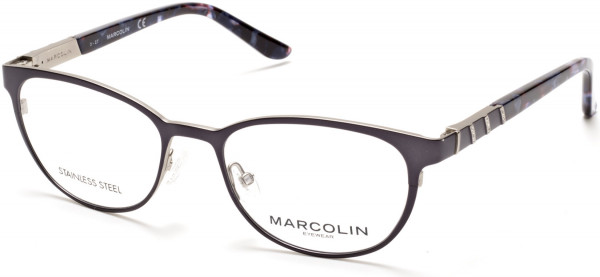 Marcolin MA5013 Eyeglasses, 091 - Matte Blue