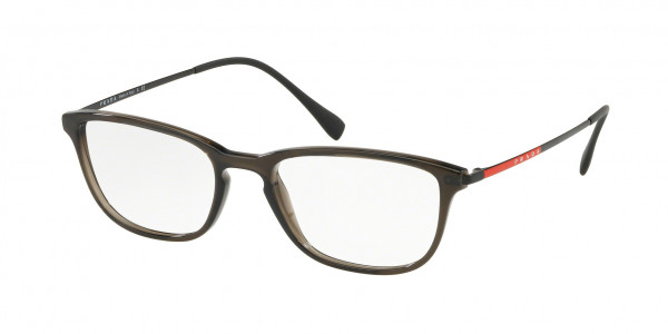 Prada Linea Rossa PS 05IV LIFESTYLE Eyeglasses, MQF1O1 BROWN (BROWN)