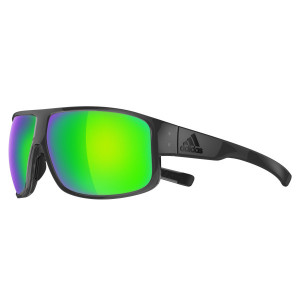 adidas horizor ad22 Sunglasses, 6600 COAL SHINY GREEN