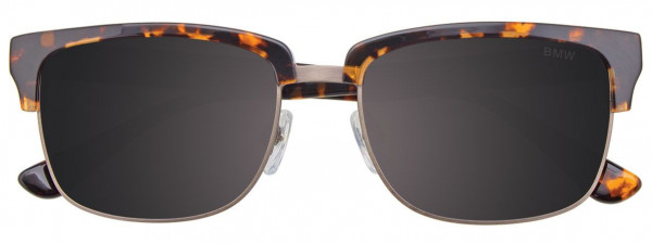 BMW Eyewear B6528 Sunglasses, 010 - Demi Brown & Steel