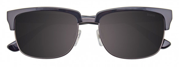 BMW Eyewear B6528 Sunglasses, 090 - Black & Steel