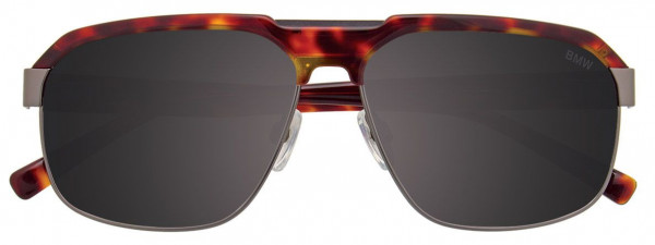 BMW Eyewear B6527 Sunglasses, 010 - Demi Amber & Steel
