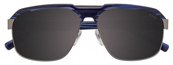 BMW Eyewear B6527 Sunglasses, 050 - Blue Marbled & Steel