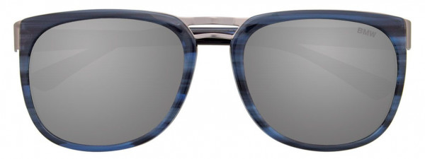 BMW Eyewear B6526 Sunglasses, 050 - Blue Marbled & Steel