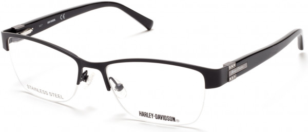 Harley-Davidson HD0545 Eyeglasses, 002 - Matte Black