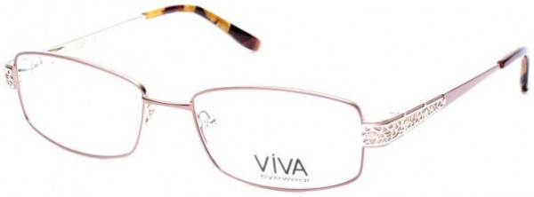 Viva VV4513 Eyeglasses, 048 - Shiny Dark Brown
