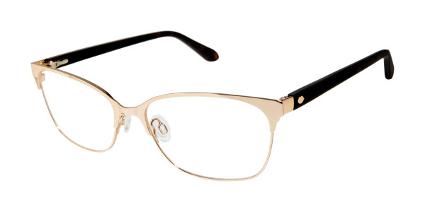 Lulu Guinness L212 Eyeglasses, Gold (GLD)