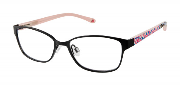 Lulu Guinness LK014 Eyeglasses, Black (BLK)