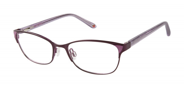 Lulu Guinness LK013 Eyeglasses, Purple (PUR)