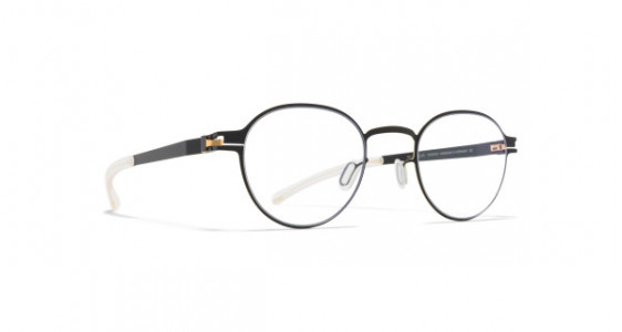 Mykita HEIKO Eyeglasses, BLACK/GOLD EDGES