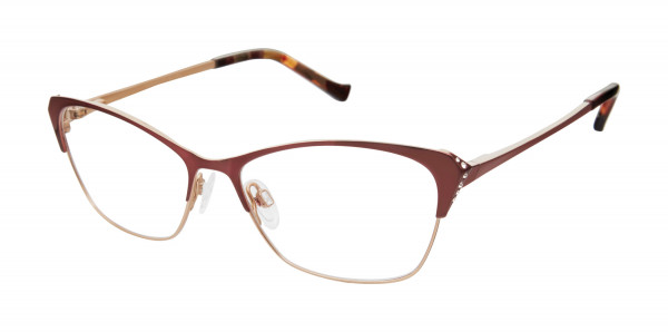 Tura R561 Eyeglasses, Burgundy (BUR)