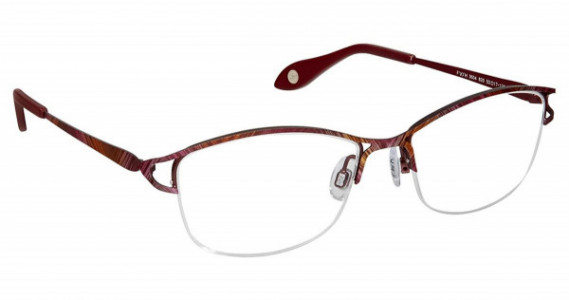 Fysh UK FYSH 3604 Eyeglasses, (820) APRICOT FUCHSIA