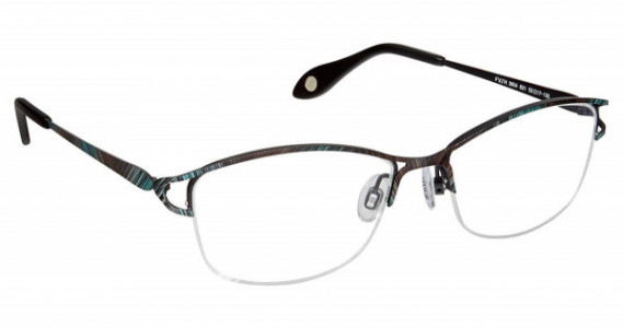Fysh UK FYSH 3604 Eyeglasses, (821) GREY TEAL