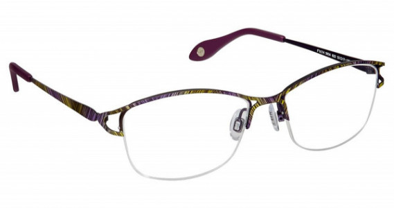 Fysh UK FYSH 3604 Eyeglasses, (822) PURPLE LEMON