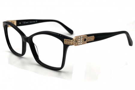 Pier Martino PM6546 Eyeglasses, C4 Black French Gold Crystal