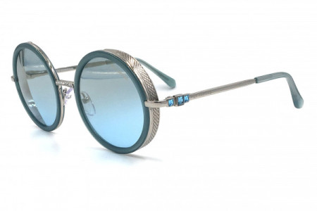 Pier Martino PM8311 Sunglasses, C3 Mint Palladium Aquamarine