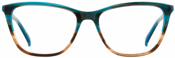 Cinzia Designs CIN-5086 Eyeglasses, 1 - Teal / Caramel
