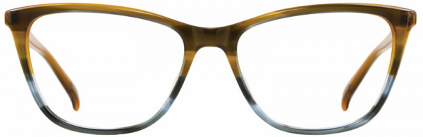 Cinzia Designs CIN-5086 Eyeglasses, 3 - Amber / Slate