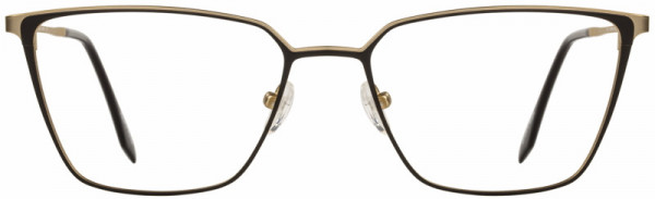 Cinzia Designs CIN-5090 Eyeglasses, 1 - Noir / Satin Gold