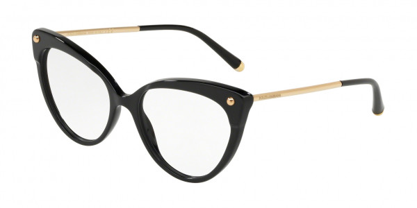 Dolce & Gabbana DG3291 Eyeglasses, 501 BLACK