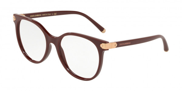 Dolce & Gabbana DG5032 Eyeglasses, 3091 BORDEAUX (BORDEAUX)